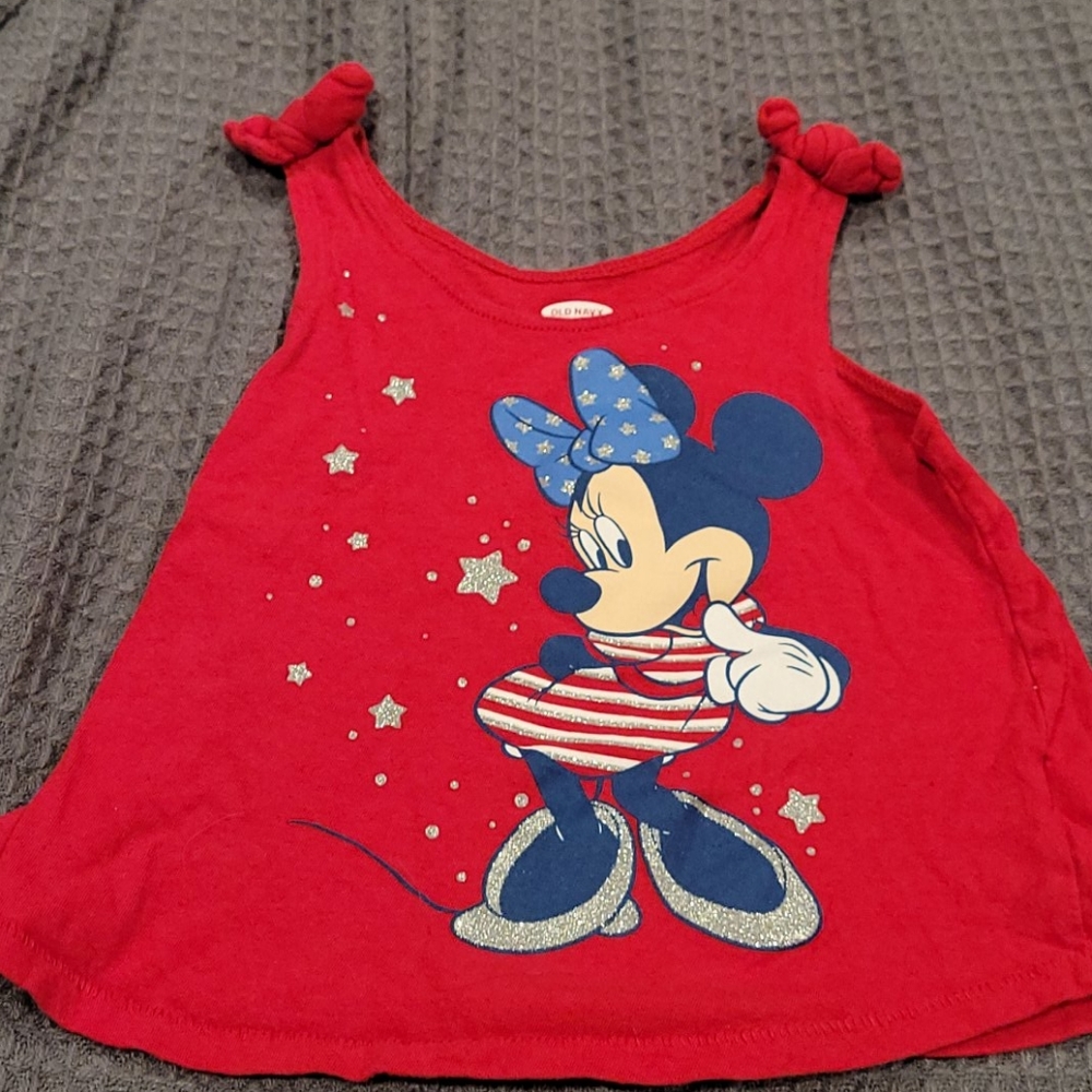 Patriotic Minnie Mouse tank top